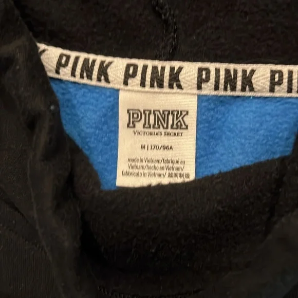 EUC Pink by Victoria Secret Blue Black & White Sweatshirt - Picture 4 of 7